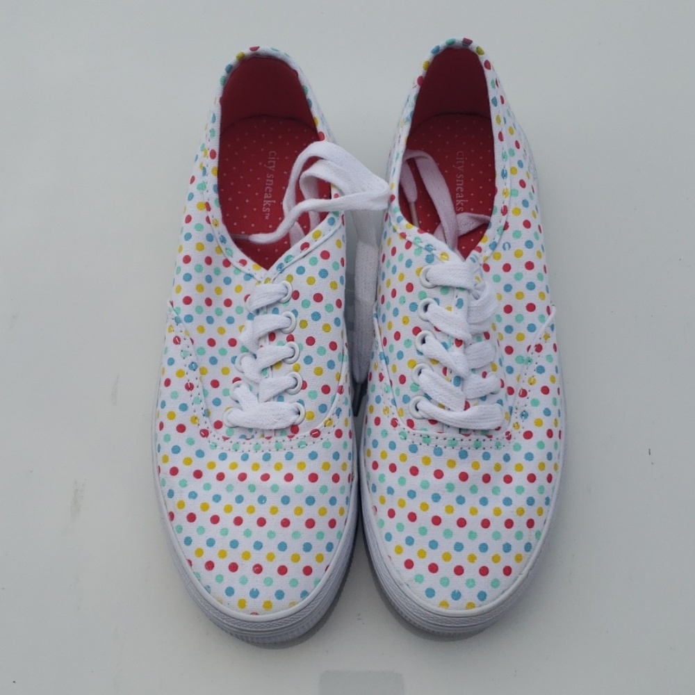 Polka dot shoes